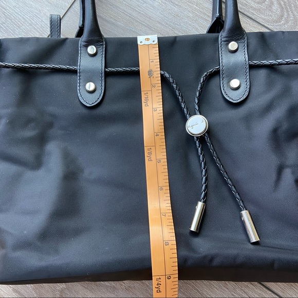 Agnes B Nylon Handbag Tote - Picture 14 of 15